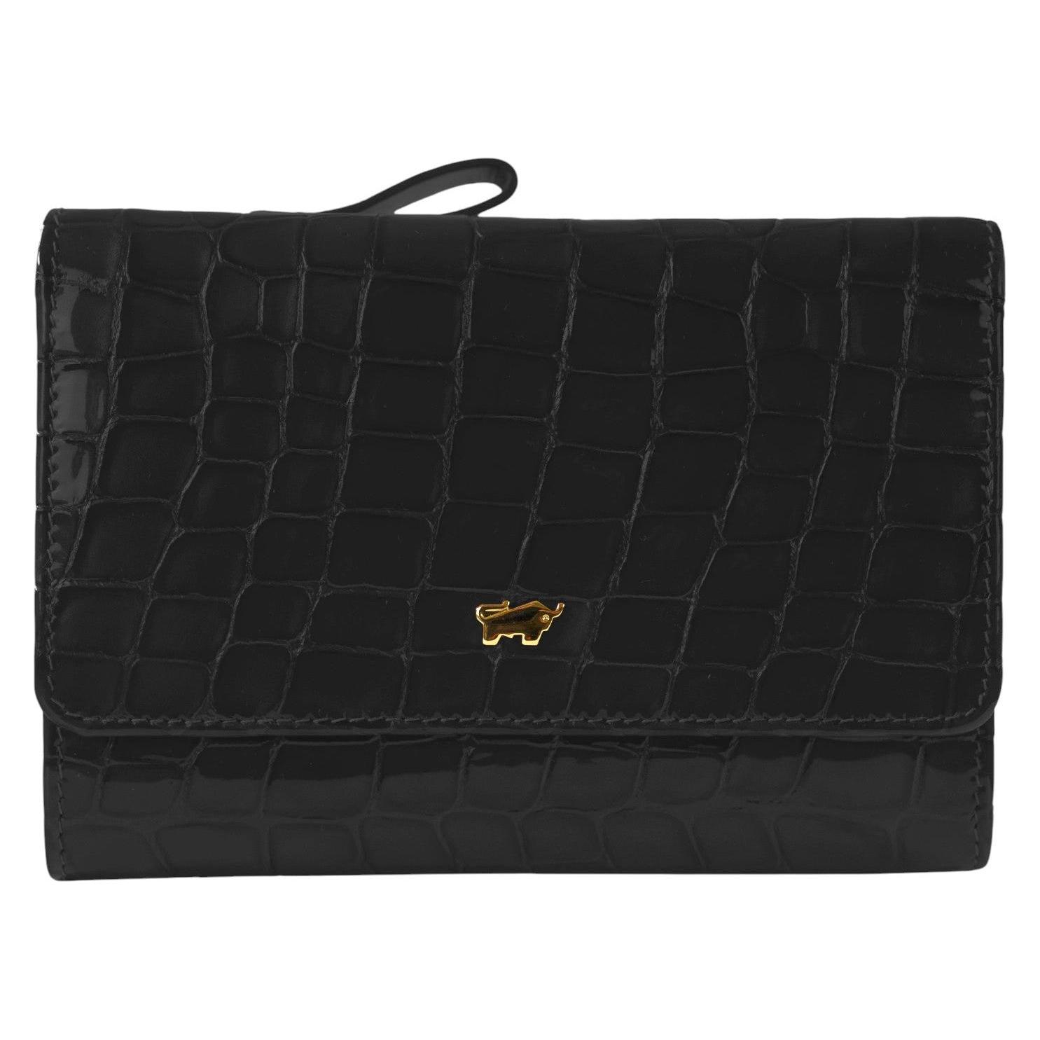 Braun Büffel, Damen, Portemonnaie, Verona, Schwarz