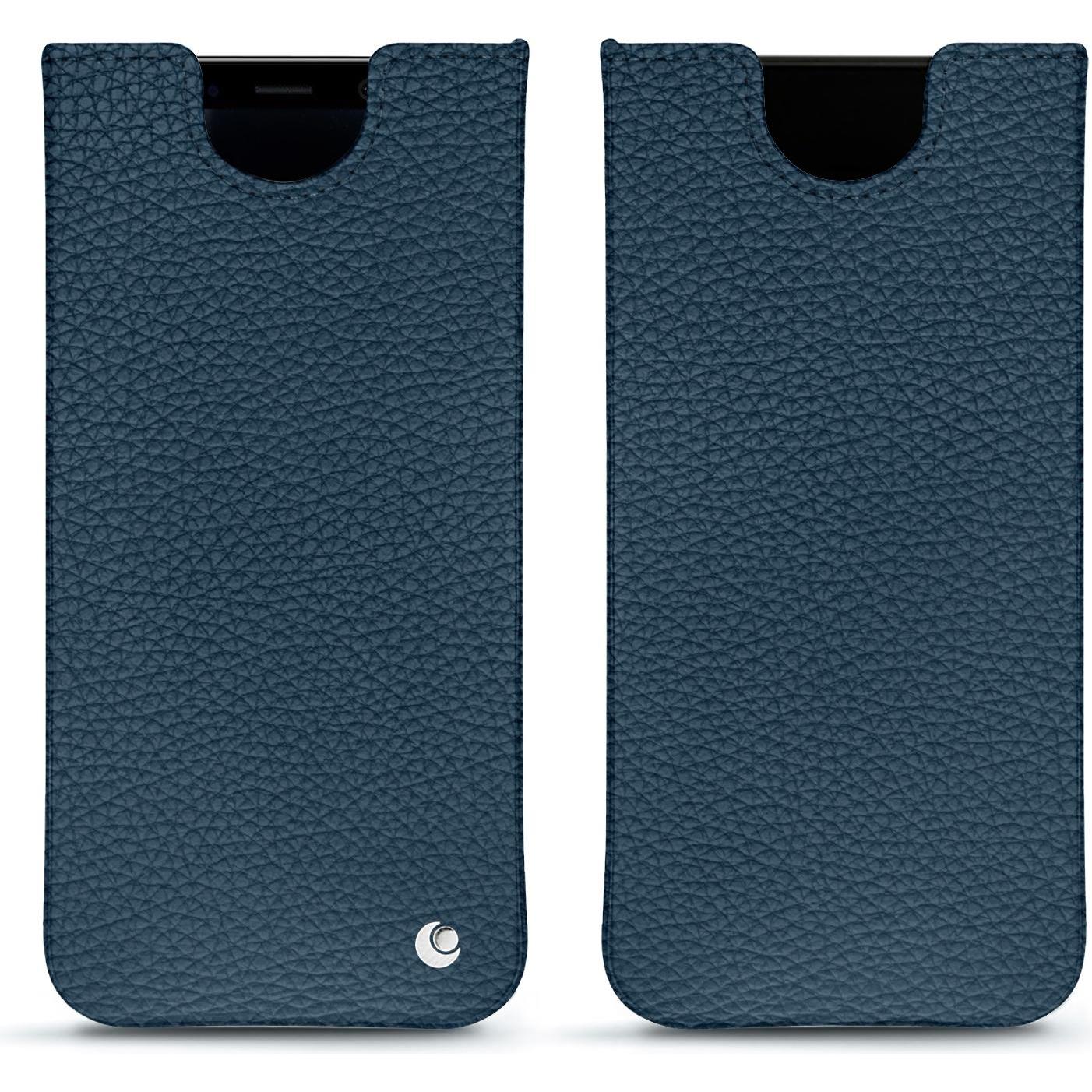 Noreve Lederschutzhülle (Samsung Galaxy S8+), Smartphone Hülle, Blau