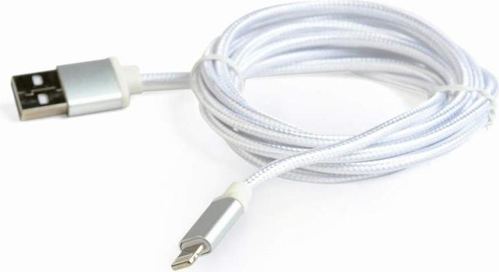 Actual product image Gembird CableXpert Micro USB Cable with Metal Connectors 1.8 m CCB-mUSB2B-AMLM-6-S (1.80 m, USB 2.0, 3600 W)