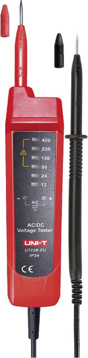 Actual product image Steffen Voltage tester AC/DC (6-400V) CATIII 400V IP54 rt/sw (CAT II 400V)