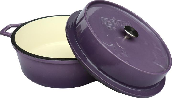 Image du produit Grillfürst Dutch Oven sans pieds - émaillé - DO4 - violet