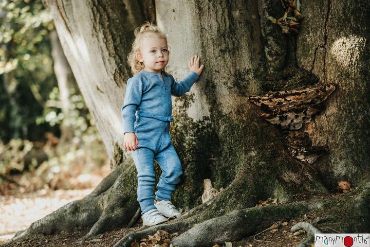 Produktbild ManyMonths Woll-Overall - Pea Purée (L, XS)