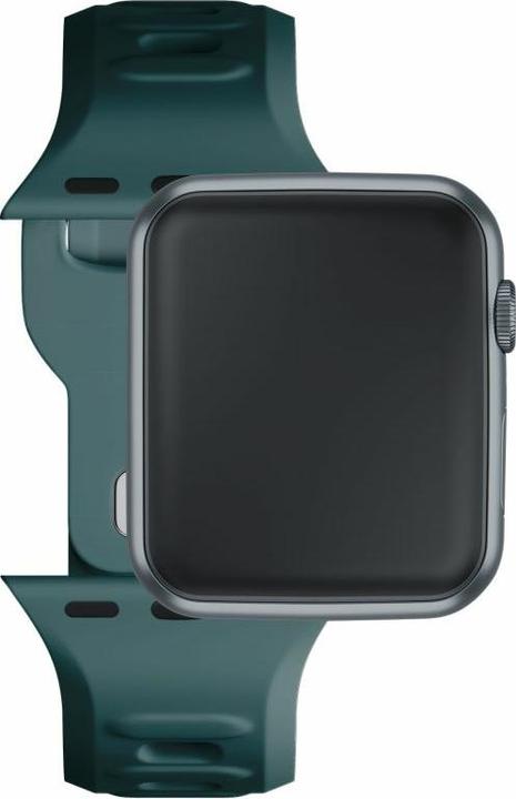 Produktbild 3MK Silicone Watch Strap zielony/ evergreen dla Apple Watch 38/40/41mm (Edelstahl, Silicone)