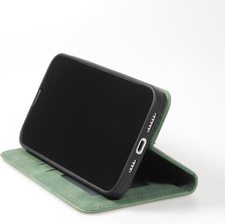 Image du produit PhoneLook Etui cuir Flip Wallet vintage avec fermeture aimantée et compartiment cartes (Apple iPhone 15)