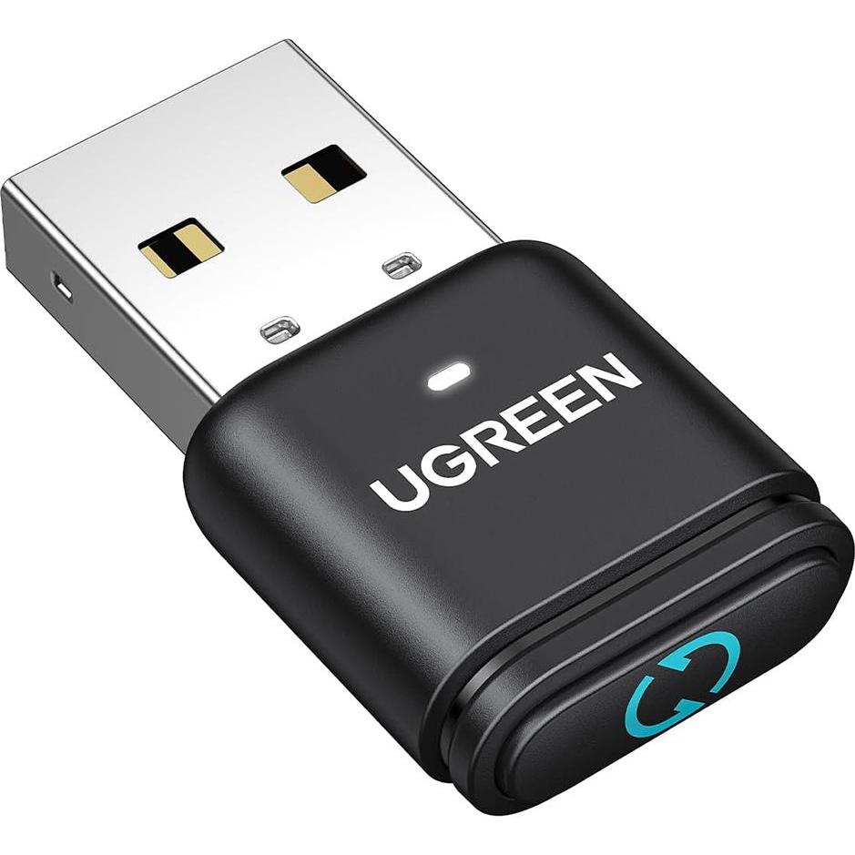 Ugreen Bluetooth 5.3 Adapter with mouse jigger, Adattatore audio Bluetooth