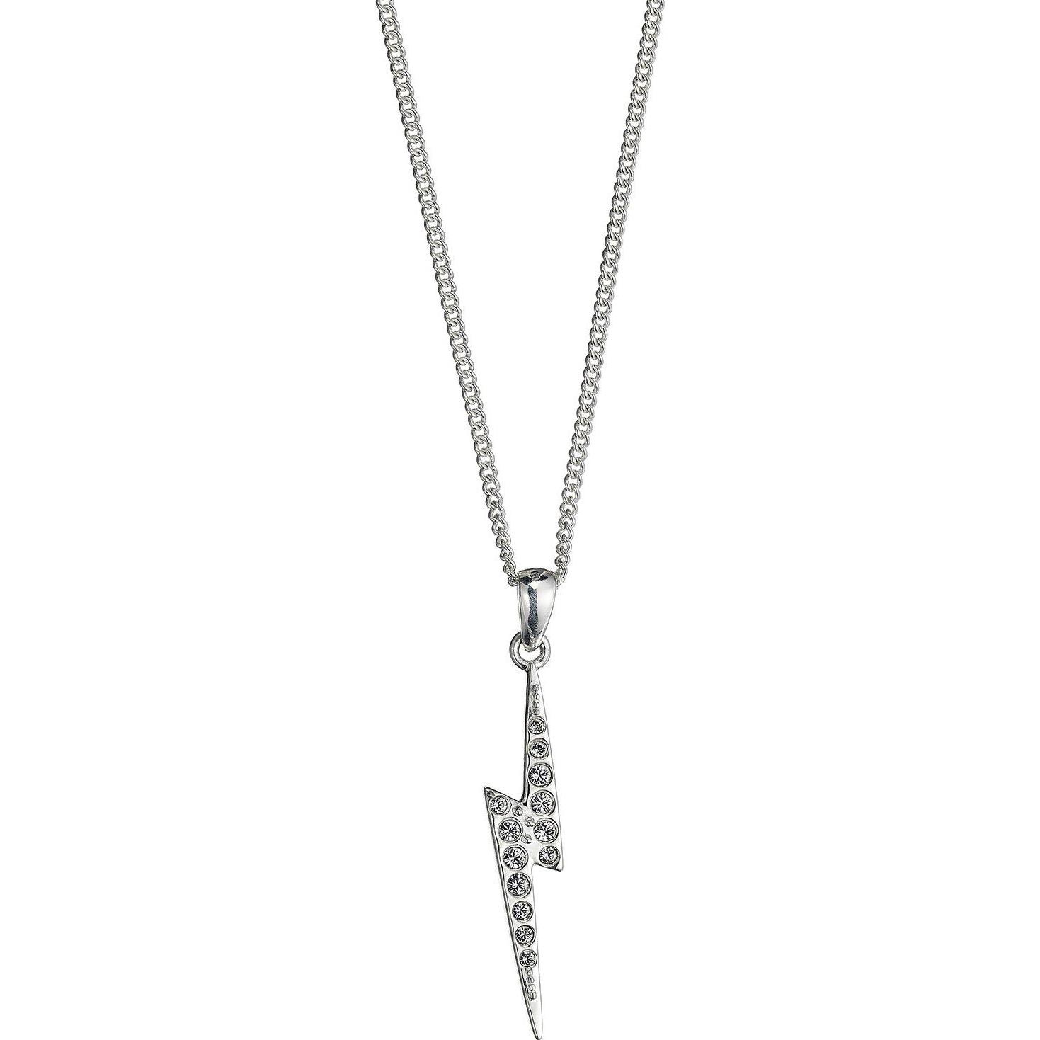 Carat Shop, Halsschmuck, Harry Potter x Swarovski pendentif et collier Lightning Bolt, (Sterlingsilber)