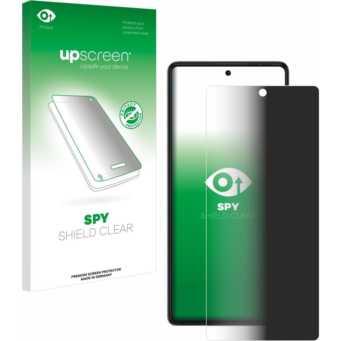 upscreen Spy Shield Blickschutzfolie (1 Stück, Tecno Nova 6 Pro), Smartphone Schutzfolie, Blau