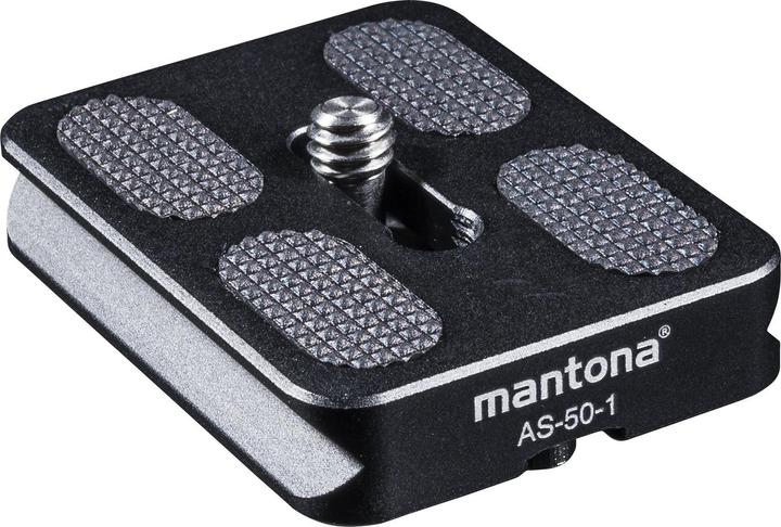Actual product image mantona AS-50-1 (Tripod quick-release plate)