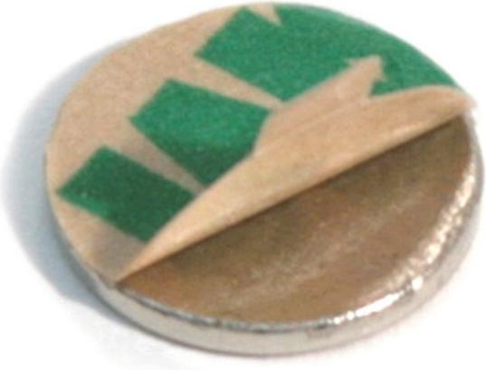 Produktbild Supermagnete Scheibenmagnet selbstklebend (Folie) (20x)