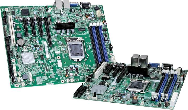 Actual product image Intel Server Board S1200BTS (LGA 1155, Intel C202, mATX)