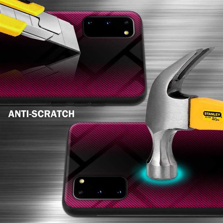 Immagine prodotto Cadorabo Copertura di vetro a strisce in TPU (Samsung Galaxy S20+)