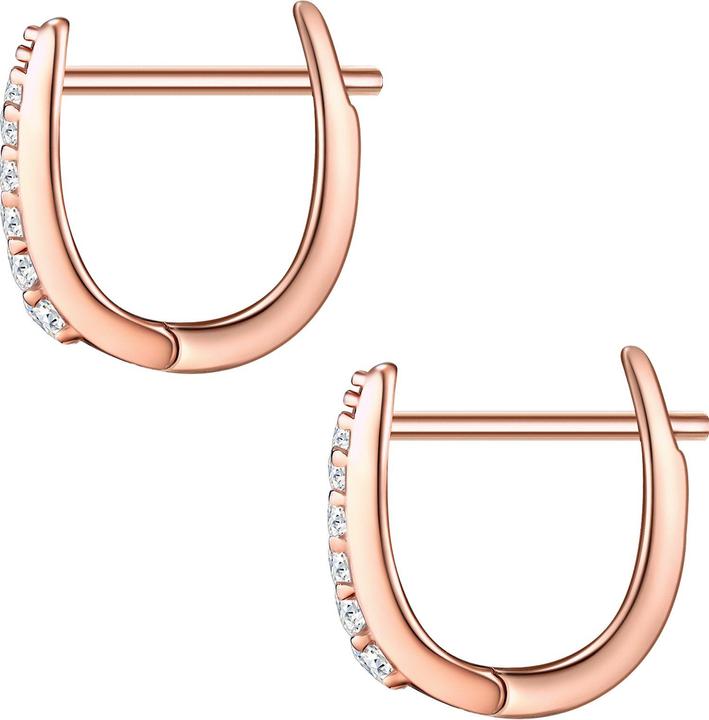 Immagine prodotto Glanzstücke München Donna Argento Cubico Zirconia Oro Rosa - 23722 (Argento 925)