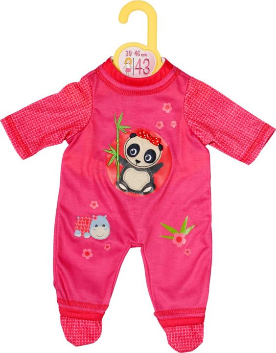 Actual product image Zapf Creation Dolly Moda romper with panda, 43cm