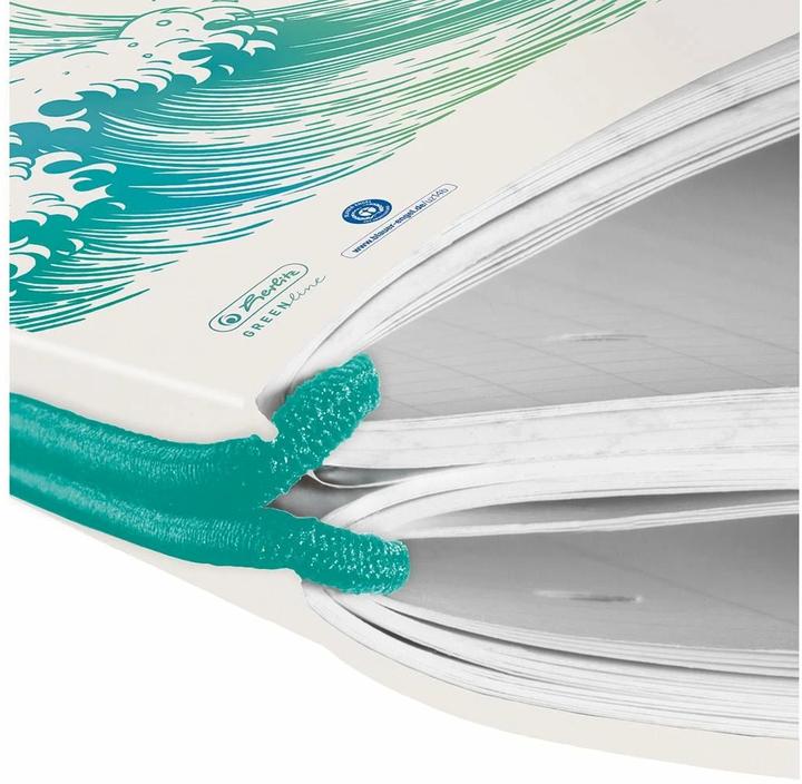 Produktbild Herlitz Notizheft GREENline my.book flex A5, Dot, Welle (A5, Gepunktet, Weicher Einband)