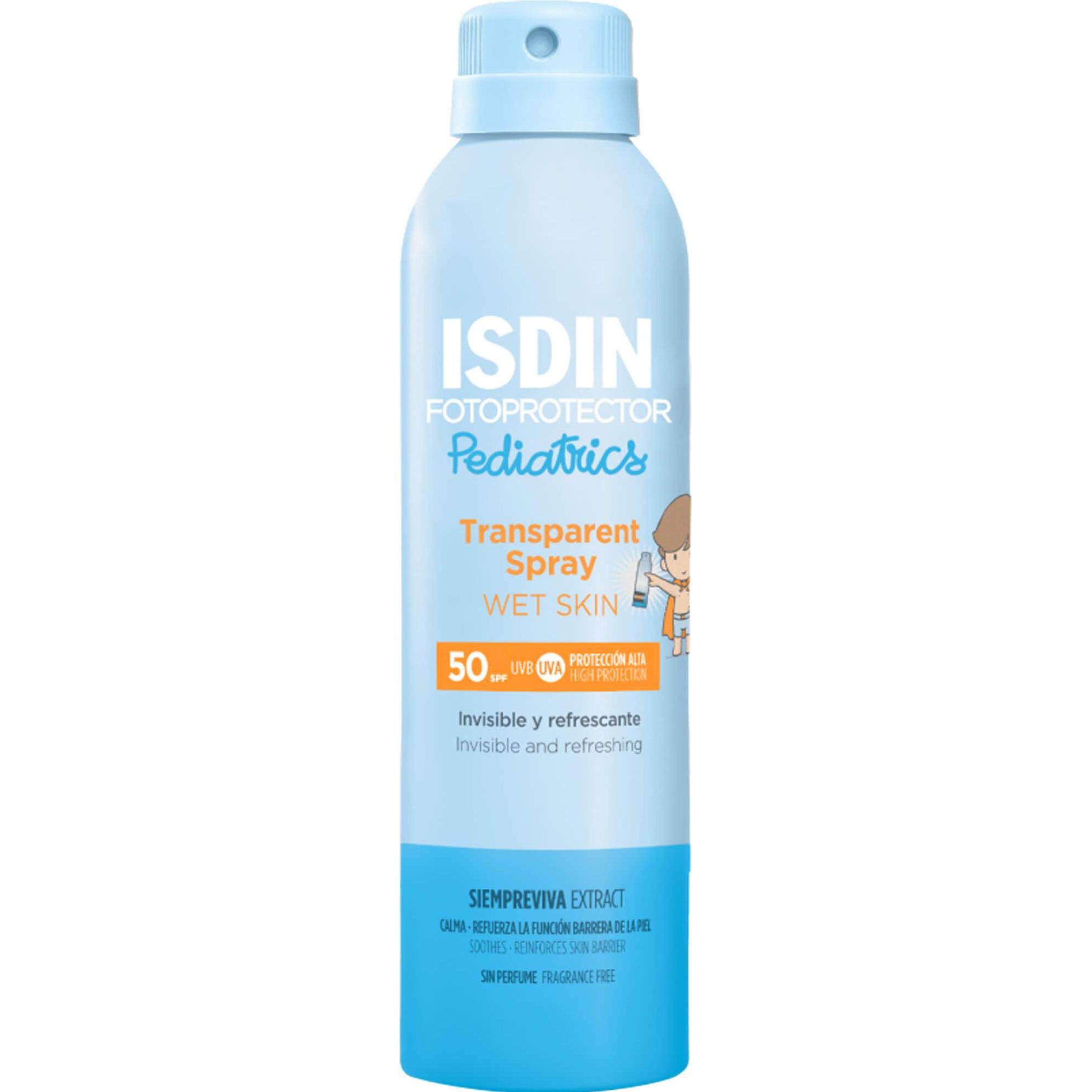 Isdin, Sonnencreme, Fotoprotector Transparentes Spray Nasse Haut Spf50 250ml (Sonnenspray, SPF 50, 250 ml)