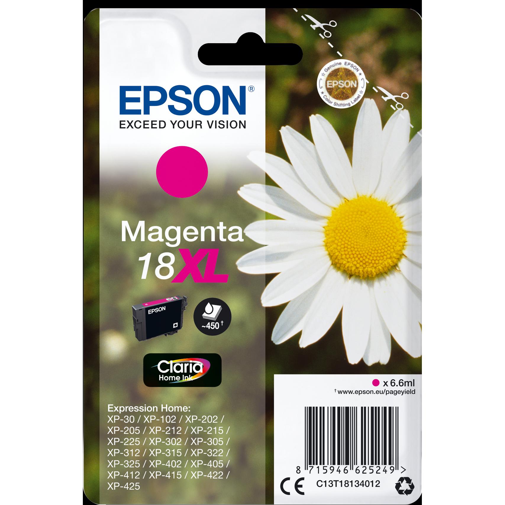 Epson, Druckerpatrone, 18XL Claria Home (M)