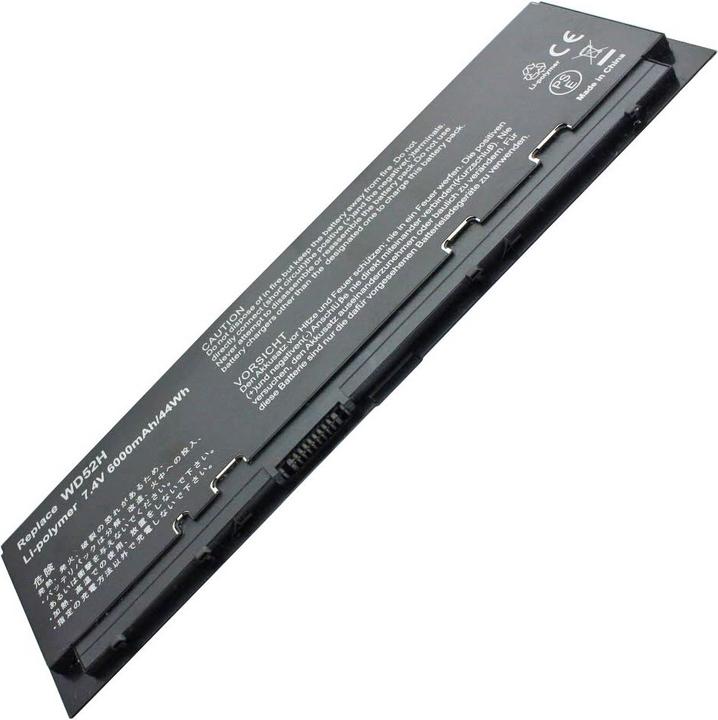 Actual product image Dell Latitude E7240 Battery 0W57CV, 451-BBFW, 451-BBFX, GVD76, HJ8KP, J31N7, KWFFN, NCVF0, VFV59, W5... (5000 mAh)