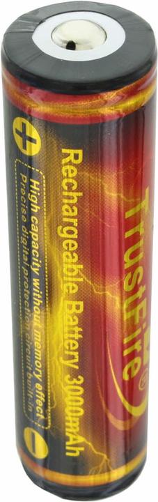 Produktbild Trustfire Akku 18650 3000mAh geschützt (Flame) (1 Stk., 18650, 3000 mAh)