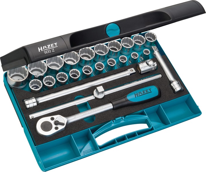 Produktbild HAZET Steckschlüssel Satz (32 mm, 18 mm, 11 mm, 12 mm, 20 mm, 19 mm, 27 mm, 15 mm, 25 mm, 13 mm, 21 mm, 14 mm, 29 mm, 10  mm, 30 mm, 23 mm, 26 mm, 22 mm, 17 mm, 28 mm, 16 mm, 24 mm, 31 mm)