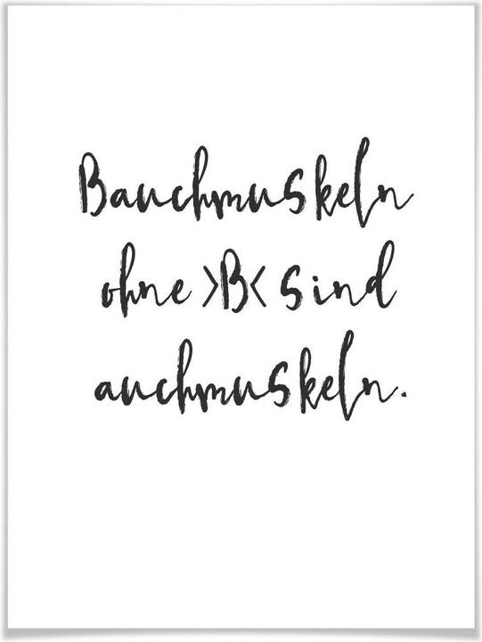 Image du produit Trenddeko Abdominaux sans B (60 x 80 cm)