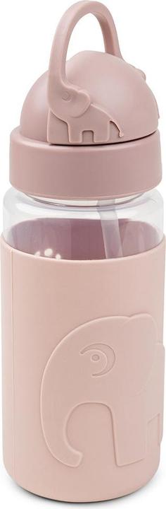 Produktbild Done by Deer Trinkflasche Easy-grip mit Strohhalm, Elphee Rosa (0.35 l)