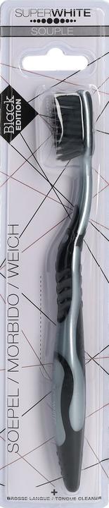 Actual product image Superwhite Toothbrush Black Edition soft (Soft, 1 x)