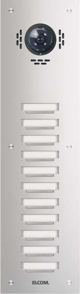 Actual product image Elcom ELCO TVM-11/1 UP door station ESTA Vid-BTC 11/1