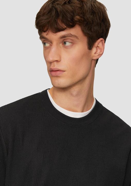 Immagine prodotto S.Oliver Sweatshirt Sweatshirt aus Jacquard in Strick-Optik (3XL)