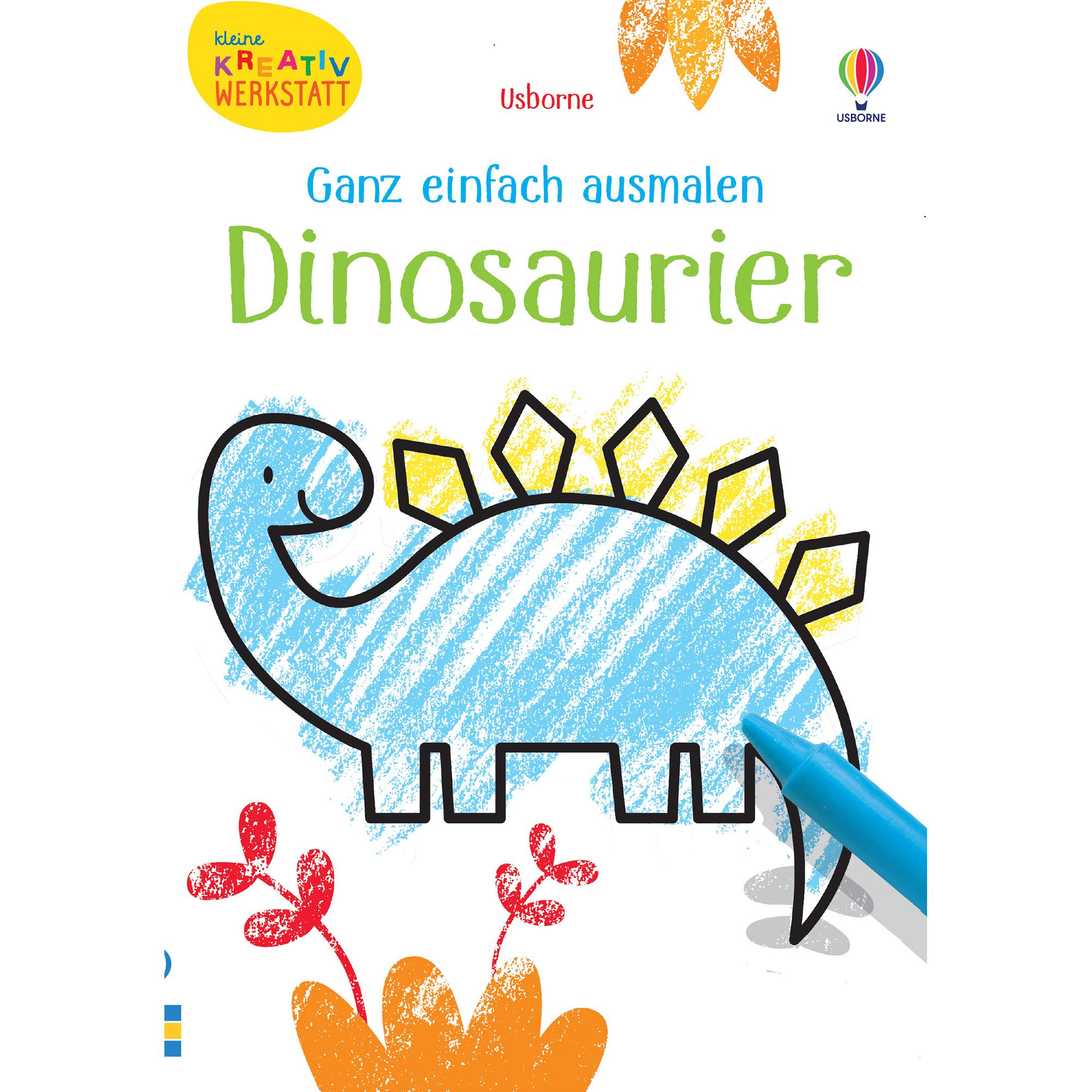 Thumbnail - Usborne Publishing Kleine Kreativ-Werkstatt – Mein Ganz-einfach-Ausmalen-Koffer: Dinos, Lastwagen, Superkids