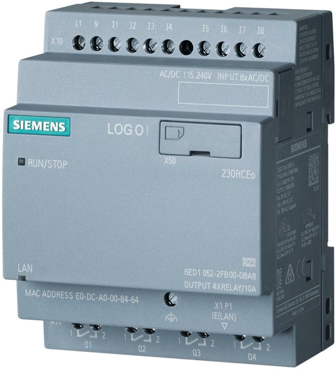 Siemens LOGO! 230RCEo, Logikmodul, SV/E/A