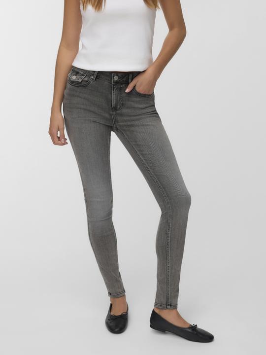 Actual product image Vero Moda VMFLASH Mid Rise Skinny Fit Jeans Skinny Jeans (30)