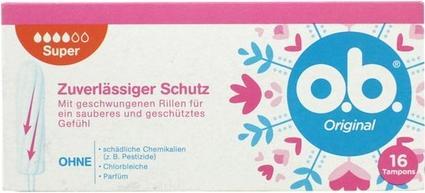 Actual product image o.b. Original Super (16x)