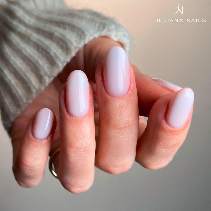 Produktbild Juliana Nails Gel Lack - Rubber Base Gel - Milky White (Milky White, Gel-Effekt Nagellack)