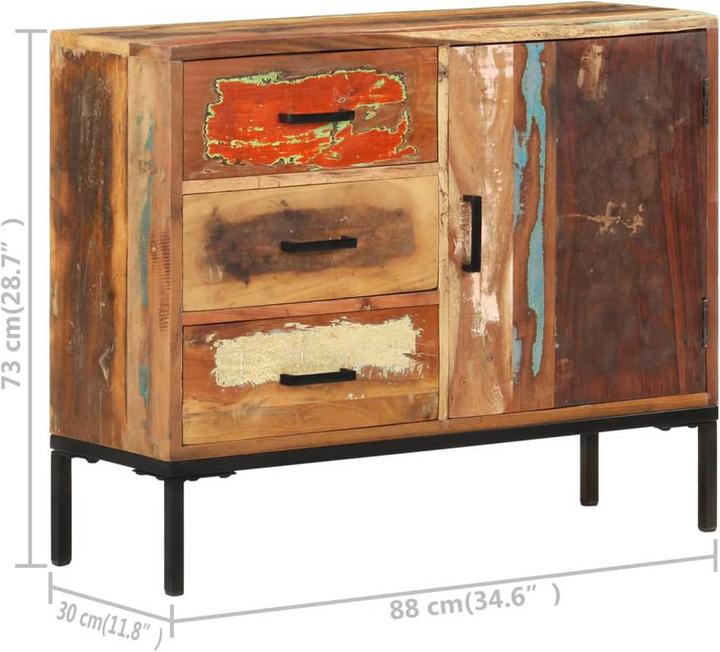 Image du produit vidaXL Sideboard (88 x 30 x 73 cm)