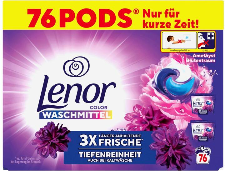 Produktbild Lenor Amethyst Blütentraum (76 Waschgänge, Pods)