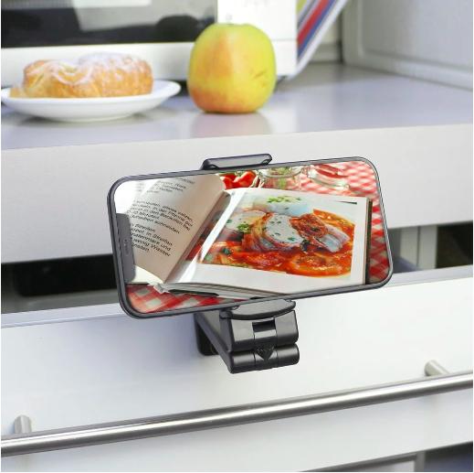 Produktbild Deltaco Reise-Halter mit Klemme f. Smartphones B:55-96mm