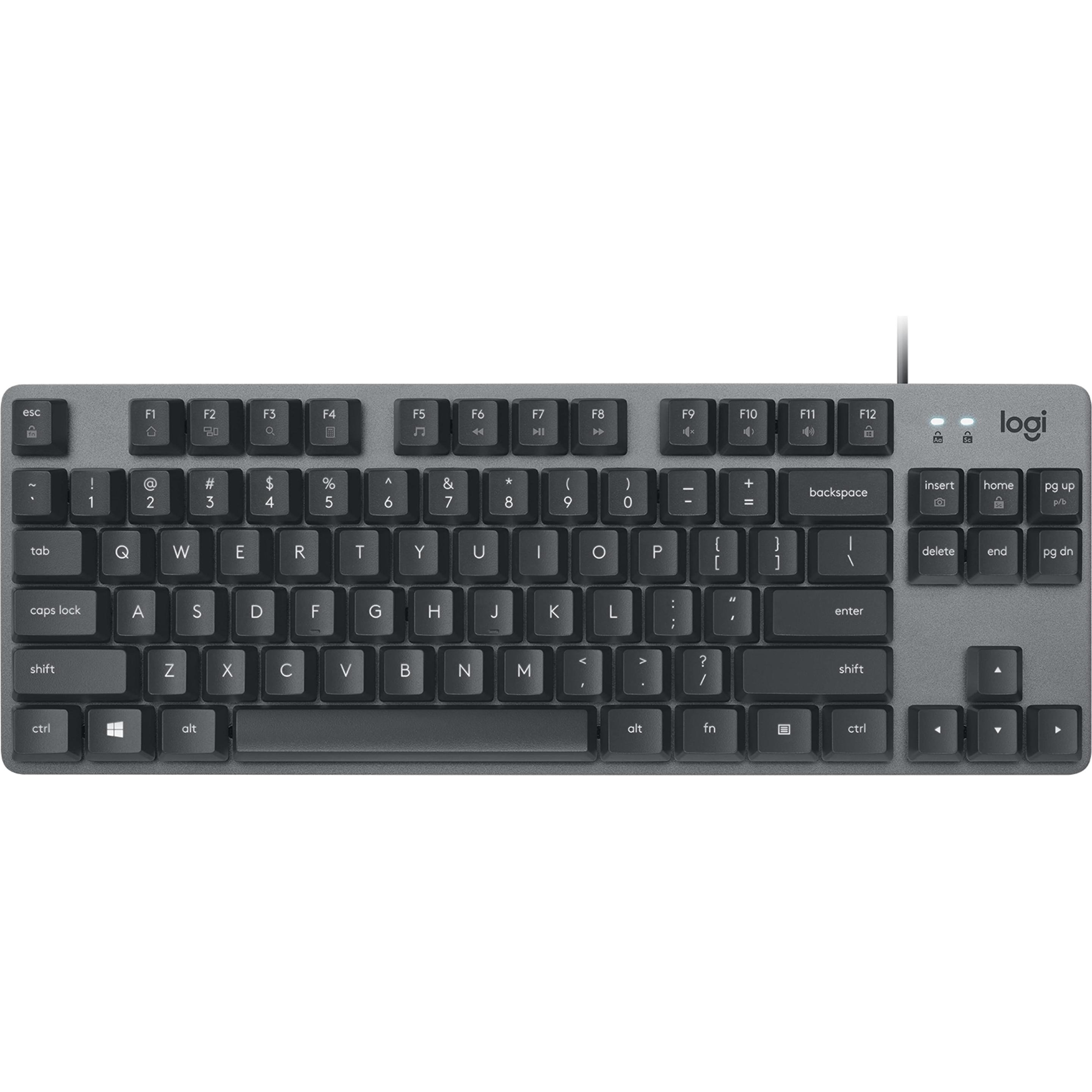 Logitech G K835 (DE, Kabelgebunden), Tastatur, Schwarz