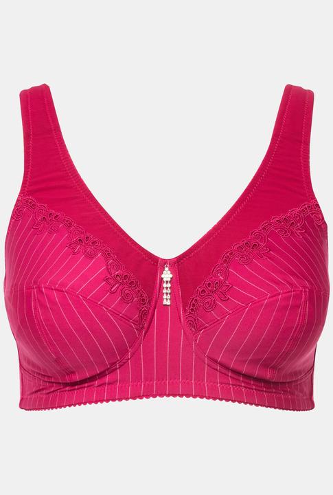 Actual product image Ulla Popken Kelly Pinstripe Support Bra (110 E)