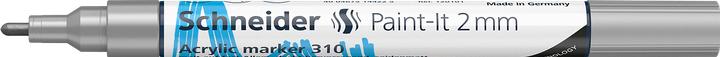 Valeurs nutritives et ingrédients Schneider Marqueur acrylique Paint-It 310 2mm argenté (1 x)