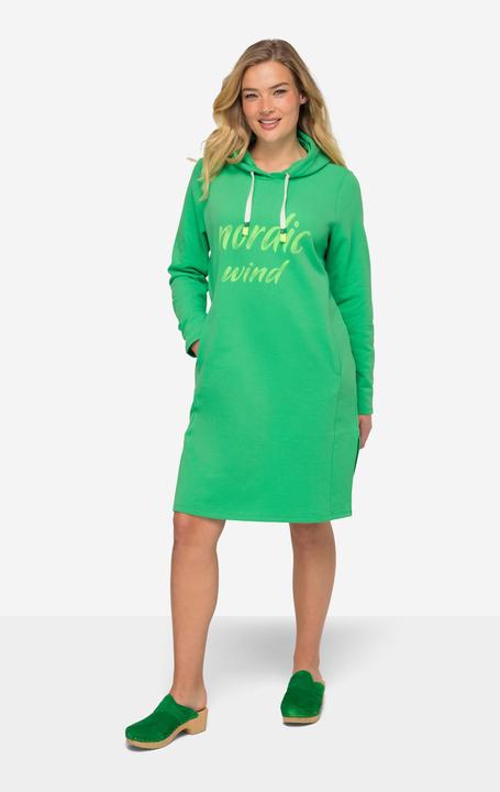 Actual product image Laurasøn Hooded Lettering Sweat Dress Recycled Polyester (L)
