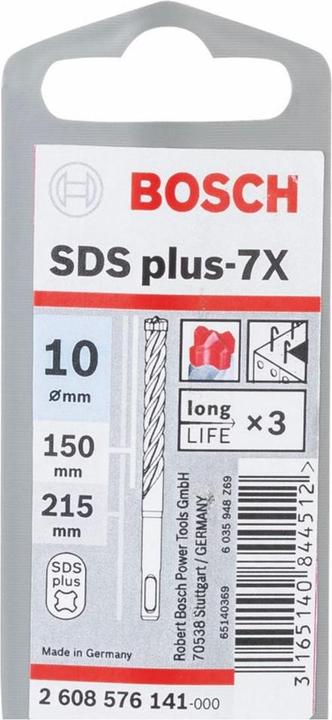 Actual product image Bosch Professional Zubehör BOSCH Hammer drill SDS-plus-7X (10 mm)