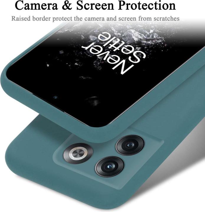 Actual product image Cadorabo Bumper Case for OnePlus 10T / ACE PRO TPU Liquid Silicone Cover for OnePlus 10T / ACE PRO (OnePlus Ace Pro, OnePlus 10T)