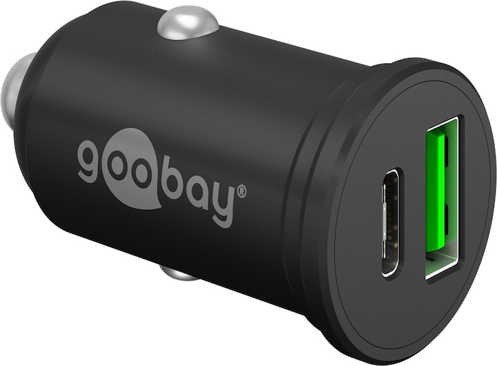 Image du produit Goobay Chargeur rapide double USB pour voiture USB-C PD Power Delivery 45 W
