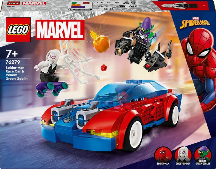 Produktbild LEGO Spider-Mans Rennauto & Venom Green Goblin (76279, LEGO Marvel)