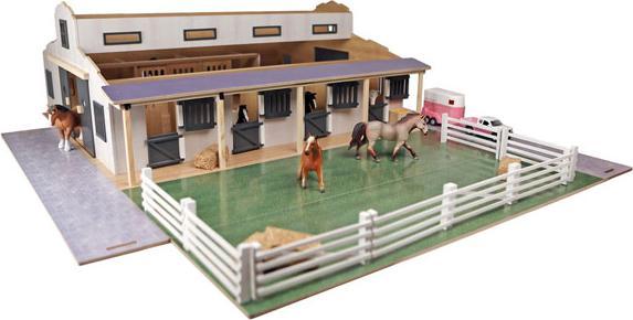 Produktbild Kids Globe Farming Pferdestall mit 7 Boxen und Weide