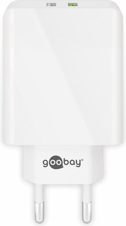 Produktbild Goobay Dual USB-A Schnellladegerät (28 W)