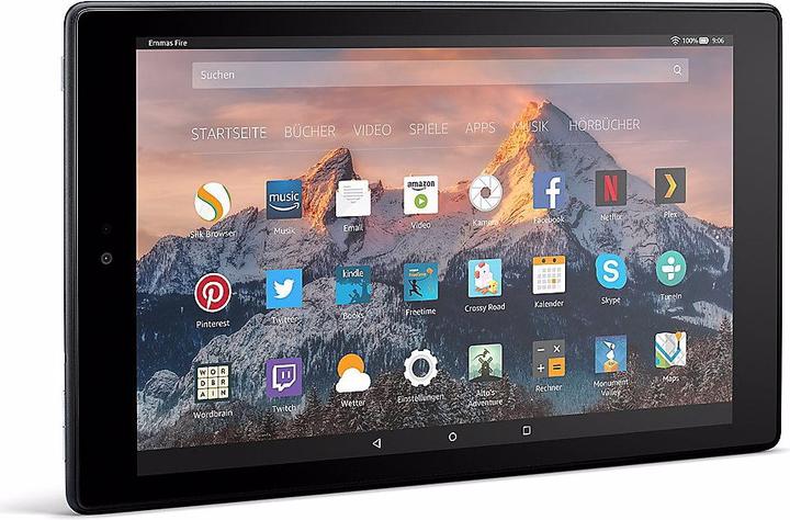 Image du produit Amazon Fire HD 10 (WLAN uniquement, 10.10", 32 Go, Noir)