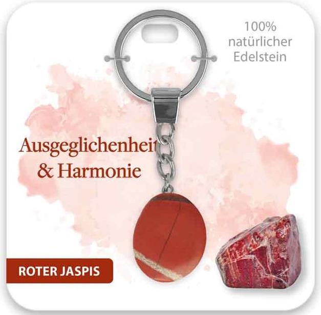Actual product image BB Klostermannn Schlsselanhnger Edelstein Roter Jaspis