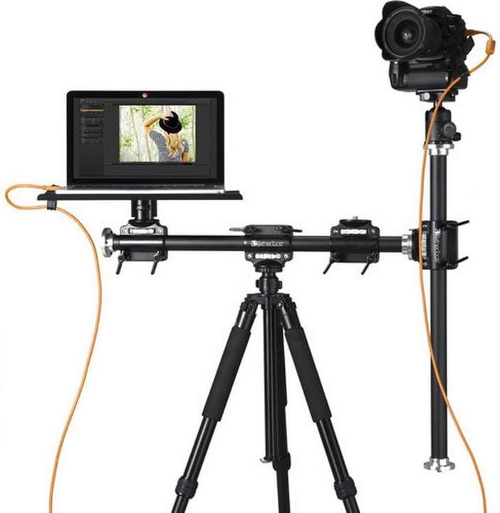 Immagine prodotto Tether Tools Rock Solid, braccio laterale per treppiede, 2 teste (Staffa di montaggio)