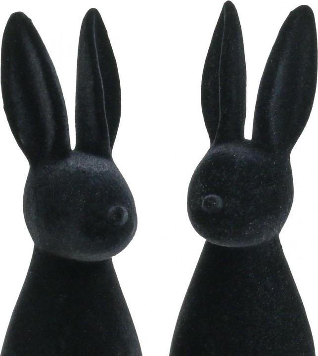 Produktbild Viana Beflockter Deko Hase (2x)